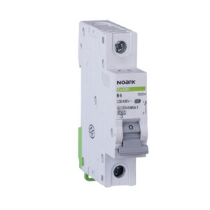 Mini intreruptor automat Noark (100004) Ex9BN, 1P (pol), curent nominal 6A, curba declansare B